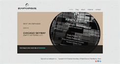 Desktop Screenshot of emphasisrecordings.com